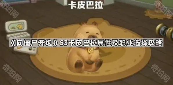 向僵尸开炮S3赛季卡皮巴拉属性及职业选择攻略大全