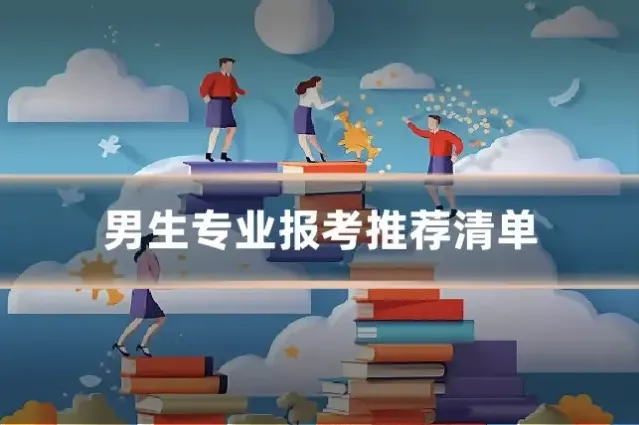 男生专业报考推荐清单