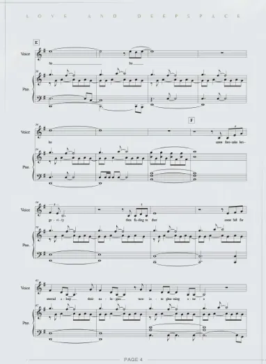 love and deepspace钢琴谱