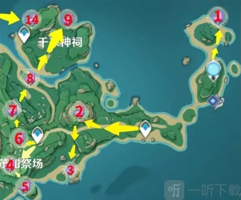 原神2.2雷神瞳位置在哪 原神2.2雷神瞳位置分布详情一览