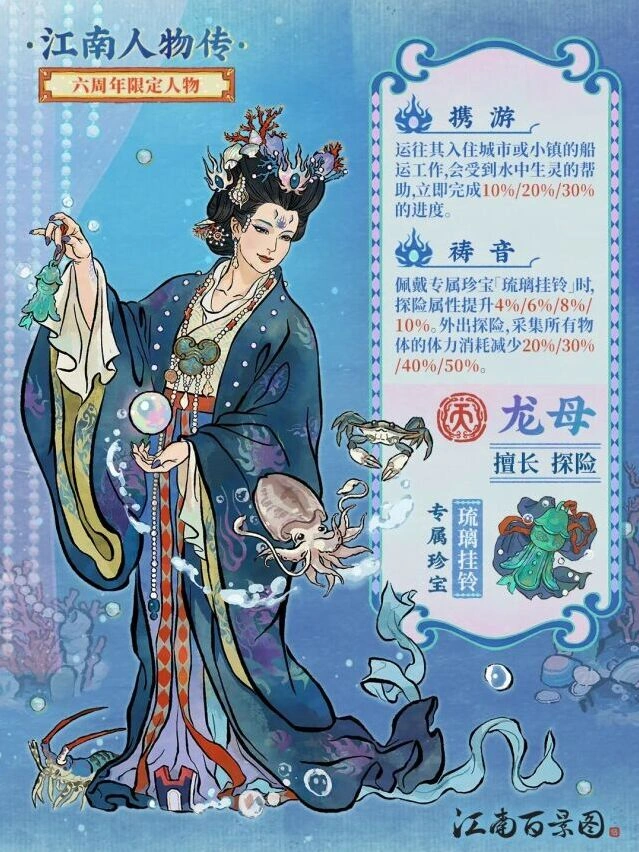 江南百景图限定天级人物龙母兑换教程