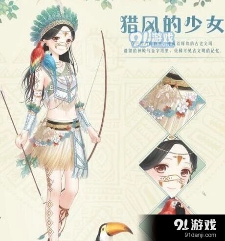 奇迹暖暖猎风的少女套装高配分析