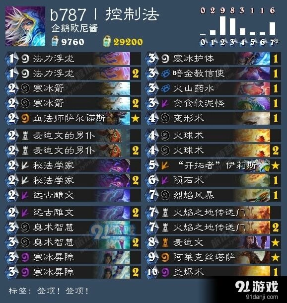 炉石传说登顶控制法中速猎卡组推荐玩法