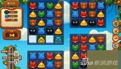 开心消消乐242关三星通关秘诀