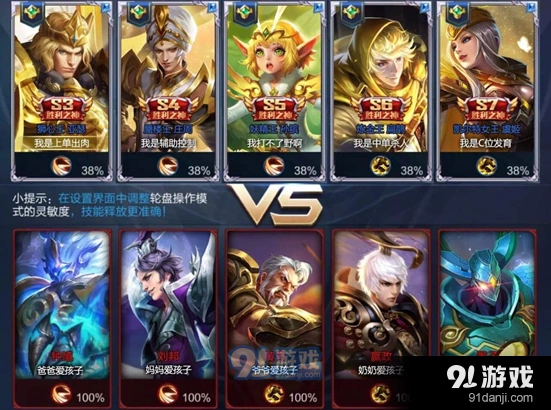 王者荣耀S7段位重置表最新分享