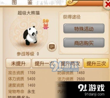 梦幻西游手游超级大熊猫加点方法 技能打书技巧