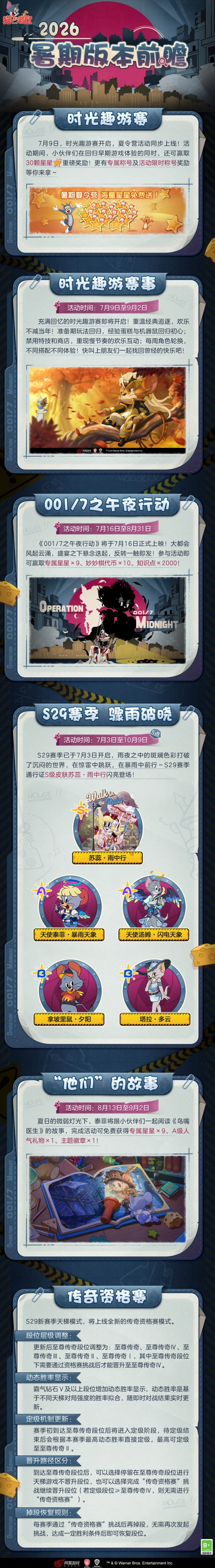 猫和老鼠手游001/7午夜行动攻略