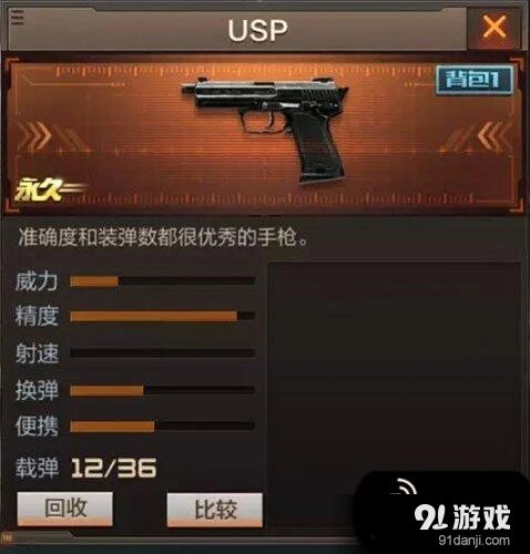 《穿越火线》副武器USP怎么样 技巧攻略