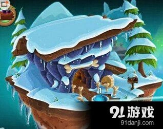 《植物大战僵尸2》冰河世界极寒冰窟地图玩法