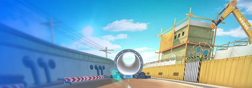 QQ飞车老街管道全程跑法指南