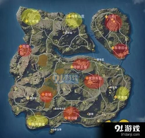 荒野行动雾天落点选择全攻略