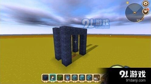 水帘洞滑动门迷你世界制作技巧