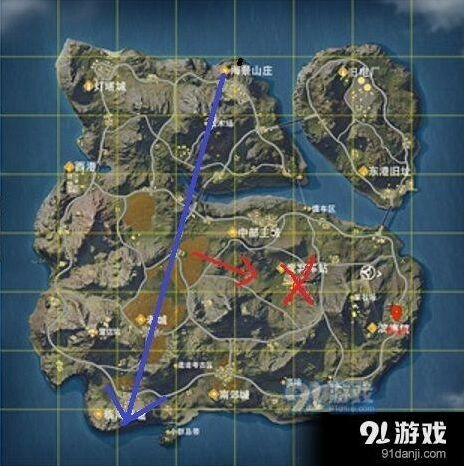 荒野行动跳伞远距离攻略