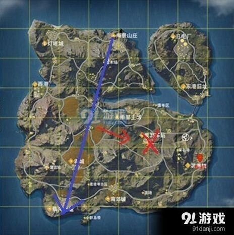 荒野行动跳伞远飞技巧详解