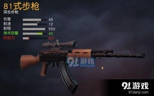 荒野行动：81式步枪调整后最强步枪推荐