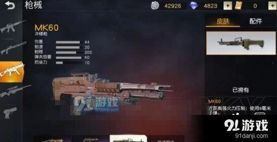 荒野行动MK60伤害分析
