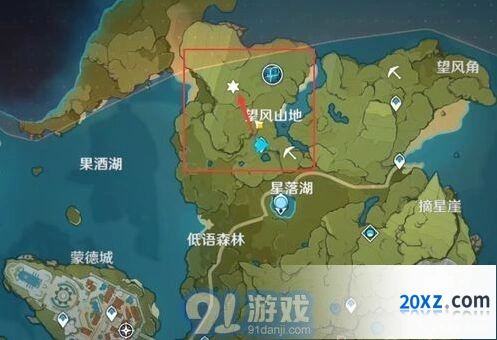 原神蒙德地灵龛位置教程