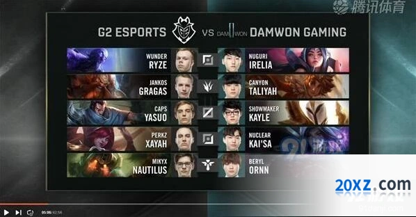 英雄联盟S9八强赛G2 vs DWG第四局完整战报