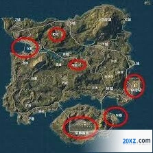 和平精英急救信号位置分布图