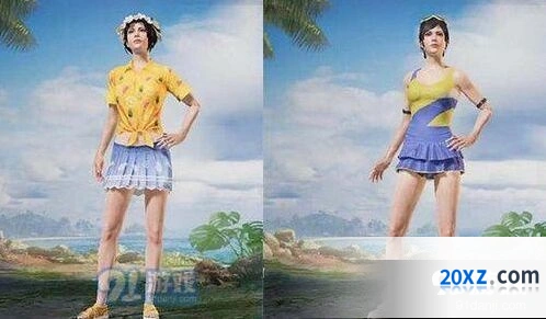 和平精英泳装对比测评 缤纷果语和夏日倾情