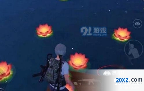 和平精英中秋月兔模式河灯在哪玩法