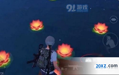 和平精英中秋月兔模式河灯位置指南