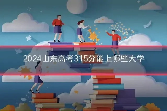 2024山东高考315分能上哪些大学
