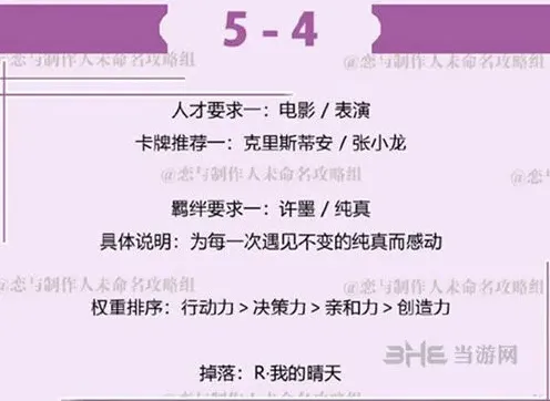 恋与制作人第五章5-4副本打法技巧