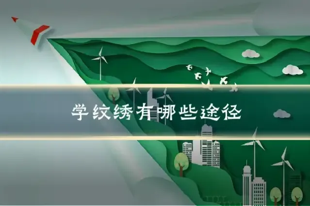 学纹绣有哪些途径