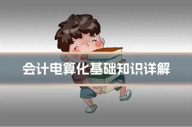 会计电算化基础知识详解