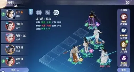 梦幻新诛仙阵法最佳配置攻略