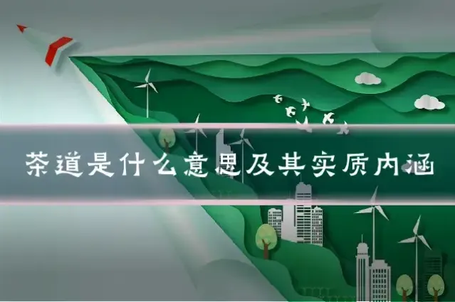 茶道是什么意思及其实质内涵
