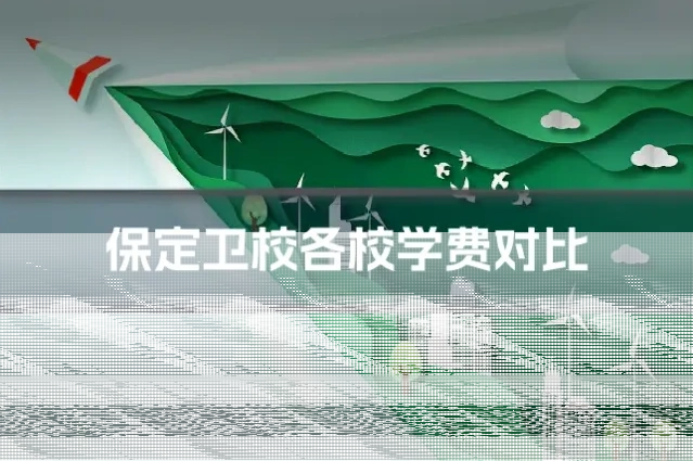 保定卫校各校学费对比