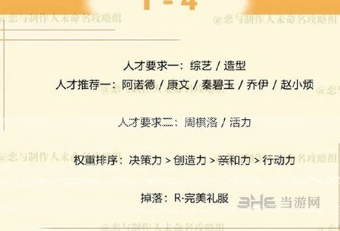 恋与制作人周棋洛拍摄副本第一章1-4必看攻略