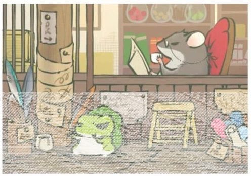 旅行青蛙屋内杂货店明信片流程
