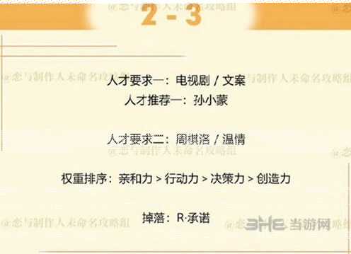 《恋与制作人》周棋洛副本2-3通关全攻略