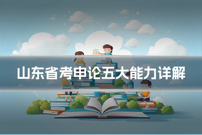 山东省考申论五大能力详解