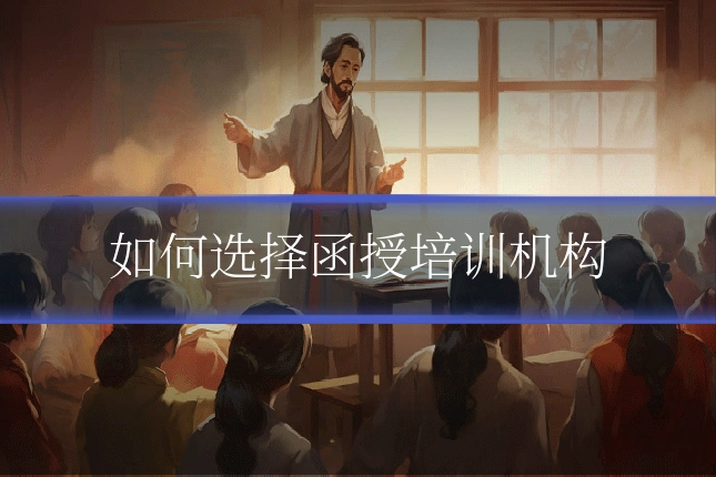 如何选择函授培训机构