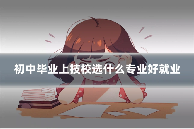 初中毕业上技校选什么专业好就业