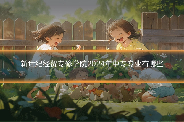 新世纪经贸专修学院2024年中专专业有哪些