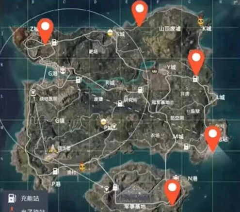 和平精英 山地自行车刷新位置分享