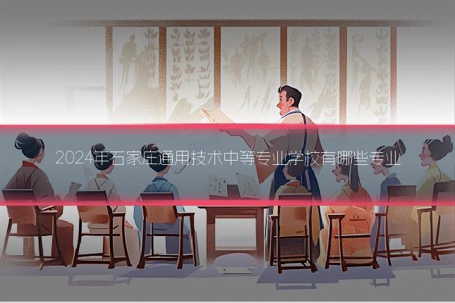 2024年石家庄通用技术中等专业学校有哪些专业