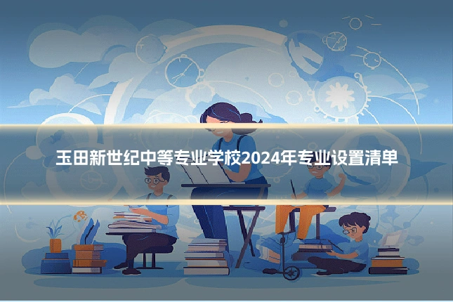 玉田新世纪中等专业学校2024年专业设置清单