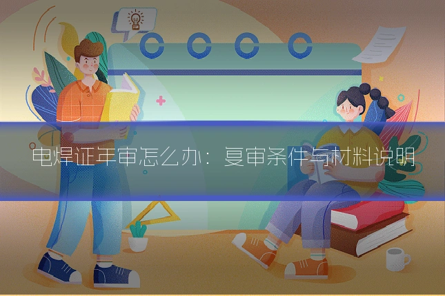 电焊证年审怎么办:复审条件与材料说明