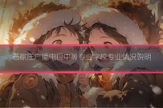石家庄广播电视中等专业学校专业情况说明