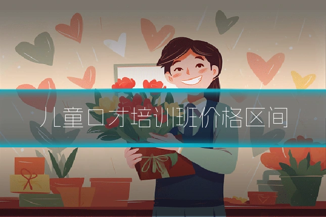 儿童口才培训班价格区间
