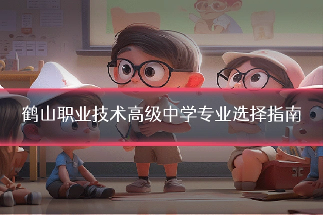 鹤山职业技术高级中学专业选择指南
