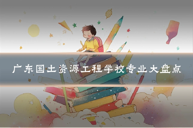 广东国土资源工程学校专业大盘点