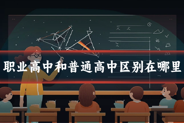 职业高中和普通高中区别在哪里