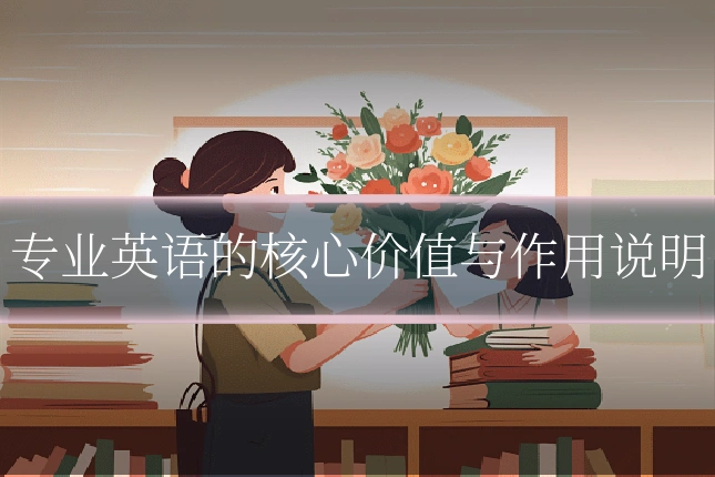 专业英语的核心价值与作用说明